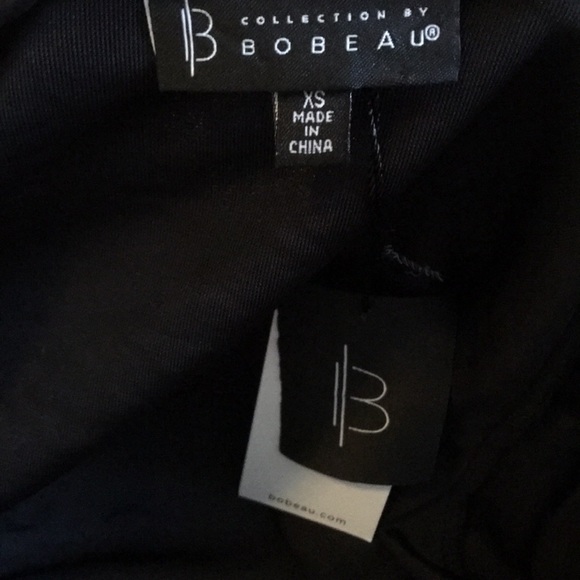 Bobeau | Black Floral Velvet Quarter Sleeve Drape Cardigan - Picture 5 of 9